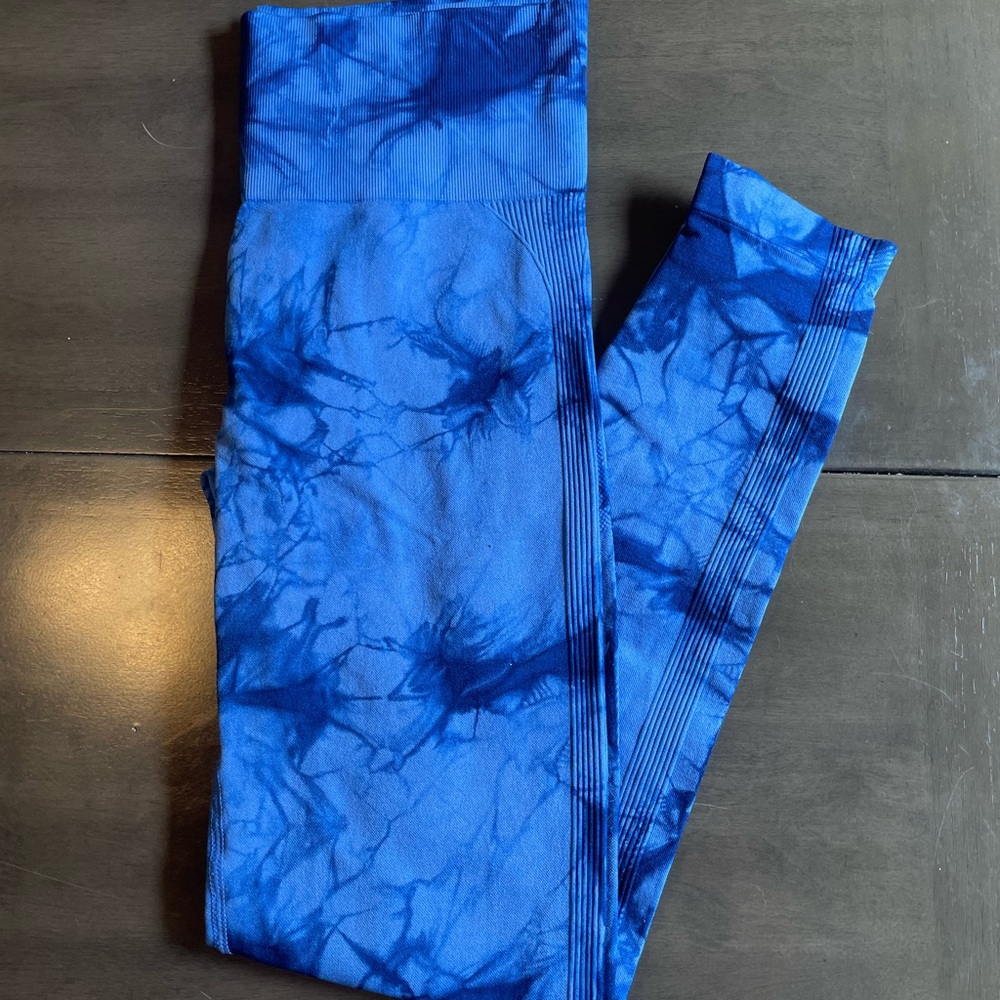 DARK BLUE BUTT SCRUNCH LEGGING